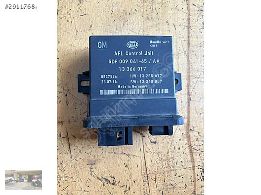 13366017 Opel astra j far kontrol beyini ORJİNAL OTO OPEL