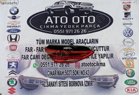 SEAT LEON ORJİNAL CIKMA SOL İÇ STOP