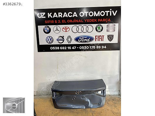 2019-2024 TOYOTA COROLLA ÇIKMA ORJİNAL BAGAJ KAPAĞI