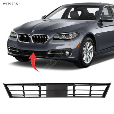 51117331725 BMW F10 LCİ 1416 TAMPON IZGARASI ÖN ORTA ACCLİ ARAÇ