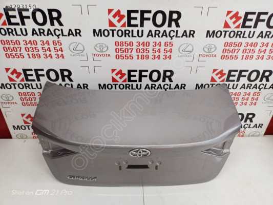 TOYOTA COROLLA ORJİNAL ÇIKMA BAGAJ KAPAK 19-25