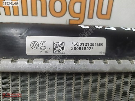 GOLF-OCTAVIA-LEON-A3-TİGUAN 1.2 LT RADYATÖR 5Q0121251GB ÇIKMA OR