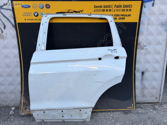 VOLKSWAGEN TİGUAN SOL ARKA KAPI 2015-2024 ÇIKMA ORİJİNAL
