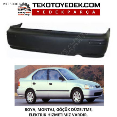 SEDAN CİVİC ARKA TAMPON 1996 1997 1998 1999 2000 2001 - KAMPANYA