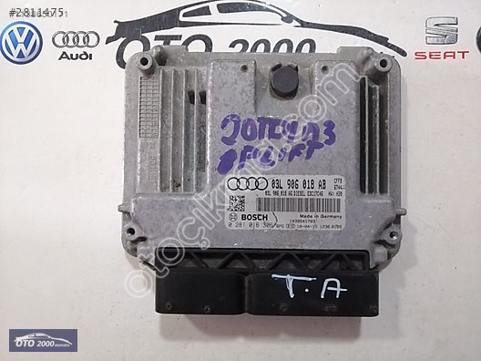 03L906018AB-03L906018AG-0281016306 AUDI A3 MOTOR BEYNİ