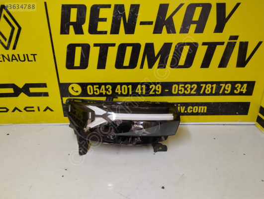260100444R RENAULT DUSTER SAĞ FAR ORJ ÇIKMA RENKAY OTO KOCAELİ