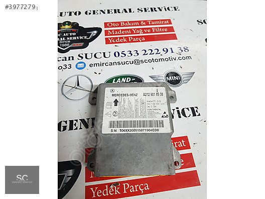 MERCEDES E SERİSİ W212 AİRBAG BEYNİ A2129018508