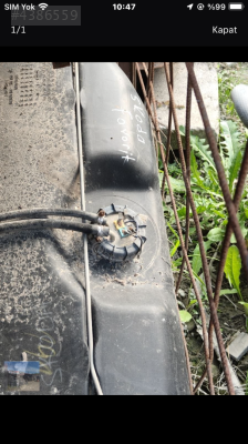 Skoda favorit yakıt deposu