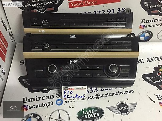 BMW 5 SERİSİ F10 KLİMA KONTROL PANELİ