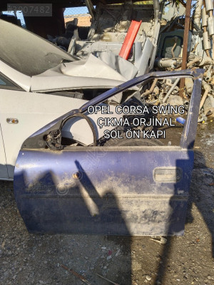 OPEL CORSA B ÇIKMA ORJİNAL SOL ÖN KAPI 1993-2000