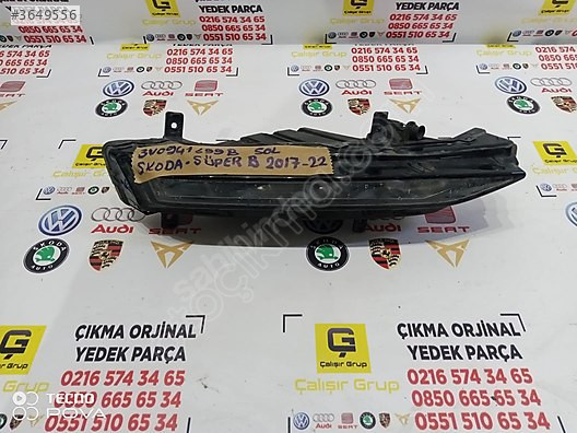 SKODA SUPERB 2019-2021 SOL SİS FARI OEM 3v0941699b ÇIKMA SÖKME