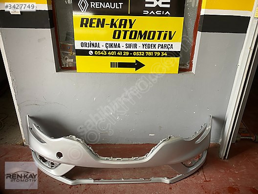 RENAULT MEGAN 4 ÖN TAMPON GRİ ORİJİNAL ÇIKMA RENKAY OTO KOCAELİ