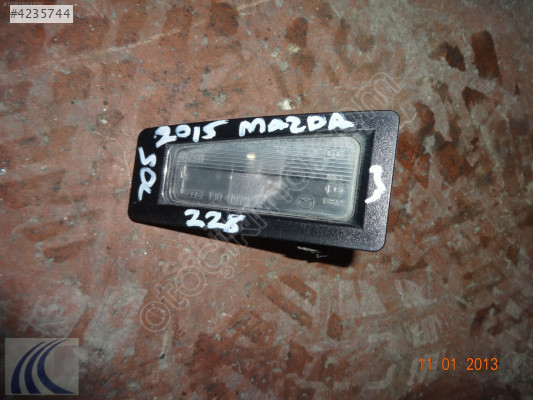 MAZDA 3 2014 ÇIKMA PLAKA LAMBASI