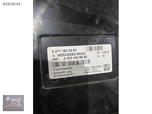 MERCEDES W204 C-SERİSİ -CGİ- MOTOR BEYNİ -A2711500391