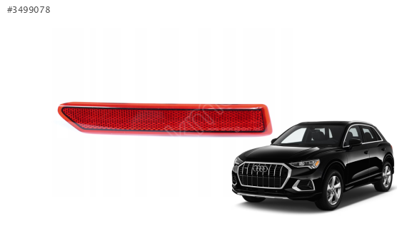 83F945105B REFLEKTÖR ARKA TAMPON L AUDİ Q3 2019 .