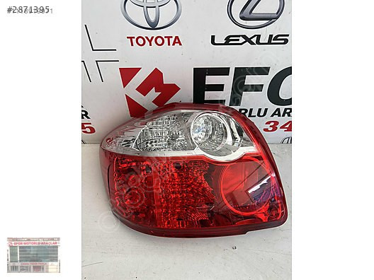 TOYOTA AURİS SOL STOP ÇIKMA ORJİNAL YEDEK PARÇA 10-12 MODEL