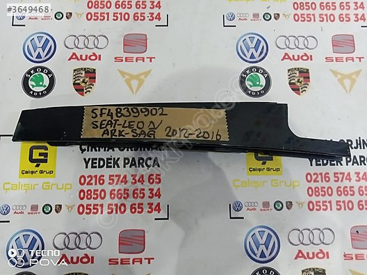 SEAT LEON 2012-2016 SAĞ ARKA KAPI DİREK KAPLAMASI OEM 5f483990