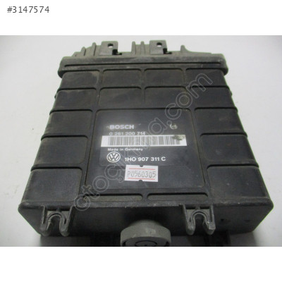 Volkswagen Golf 3 1.8 Motor Beyni 0261200714 1H0907311C