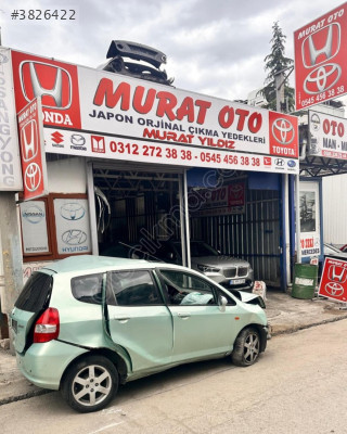 Honda jazz hurda belgeli parça olarak satılık