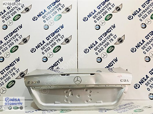 MERCEDES E SERİSİ W211 E200 KASA BAGAJ KAPAĞI ORJ ÇIKMA