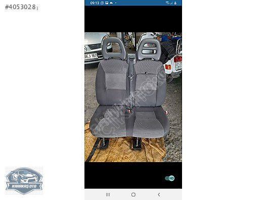 FIAT DOBLO ÇİFT KİŞİLİK LÜKS YANLARI DERI EMNİYET KEMERLİ
