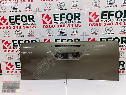 TOYOTA HİLUX ORJİNAL ÇIKMA BAGAJ KAPAĞI 21-23