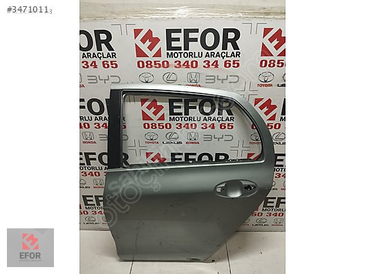 TOYOTA YARİS SOL ARKA KAPI ORJİNAL ÇIKMA YEDEK PARÇA 06-11