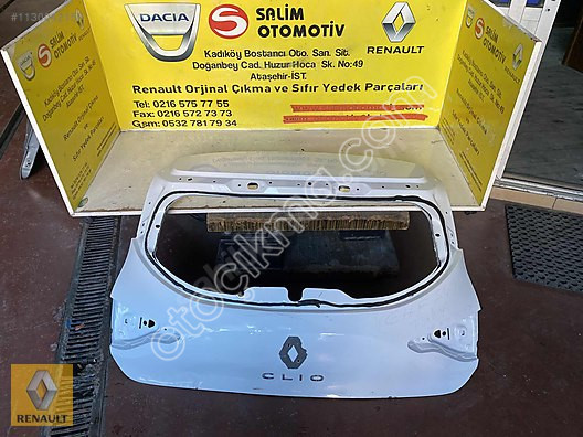 RENAULT CLIO 5 ÇIKMA ORJİNAL BAGAJ KAPAĞI VE DİĞER PAR
