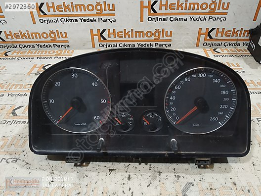 VOLKSWAGEN CADDY KM SAATİ KADRAN GÖSTEGE SAATİ 1T0920 863A VWZ7Z