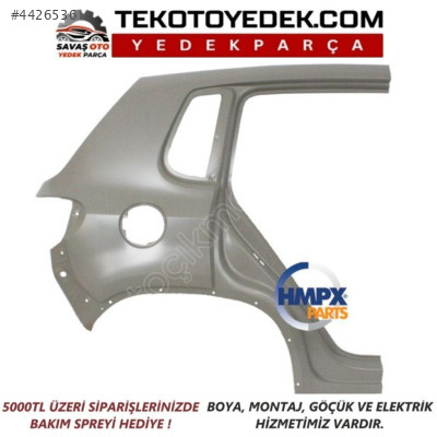 TİGUAN ARKA ÇAMURLUK SAĞ SOL 2008 2009 2010 2011 2012 2013 2014