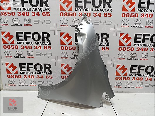 TOYOTA COROLLA SOL ÖN ÇAMURLUK ORJİNAL ÇIKMA YEDEK PARÇA 19-25