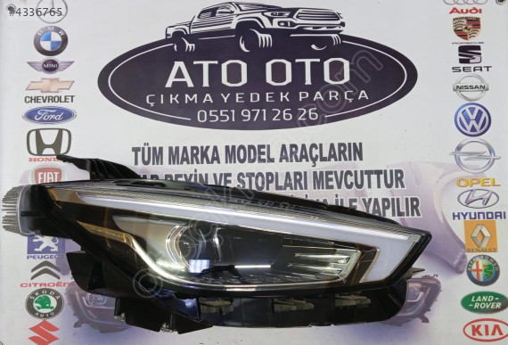 MG ZS CROSSOVER ORJİNAL ÇIKMA SAĞ  FAR