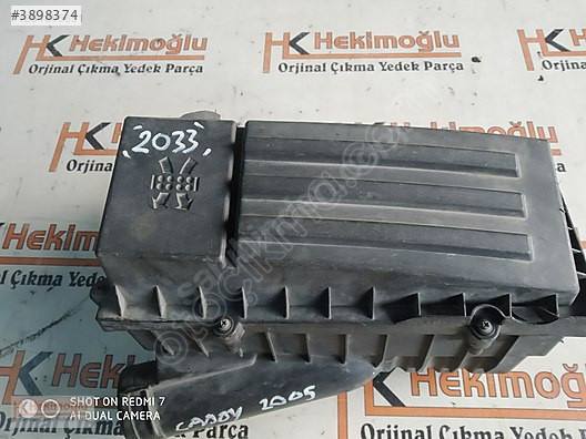 VW CADDY-GOLF 5-JETTA HAVA FİLTRE KUTUSU 3C0129607BA KIRIK