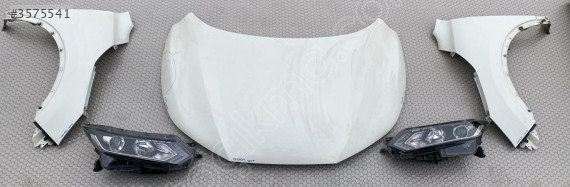 nissan qashqai 2019 kaput far çamurluk tampon set (son fiyat)
