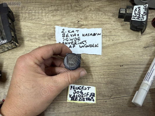 PEUGEOT 306 REZİSTANS DÜĞMESİ ORJİNAL ÇIKMA