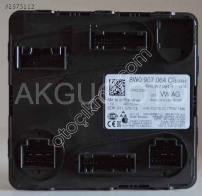 8W0907064CB/ 8W0907064B/ AB018344/ AUDİ A4 B9 A5 BCM KONFOR BEYNİ
