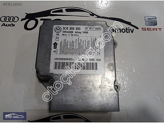 5C0959655 PASSAT 2013-2015-JETTA 2011-2014 AİRBAG BEYNİ