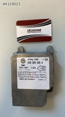 6Q0909605A volkswagen bora polo golf 4 airbag beyni