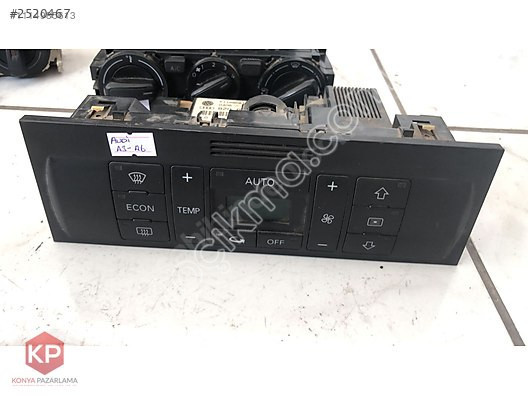 Audi A6 klima kontrol paneli