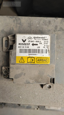 8201 05 74 88 28.4047-9502.3 RENAULT CLİO İÇİN AİRBAG BEYNİ