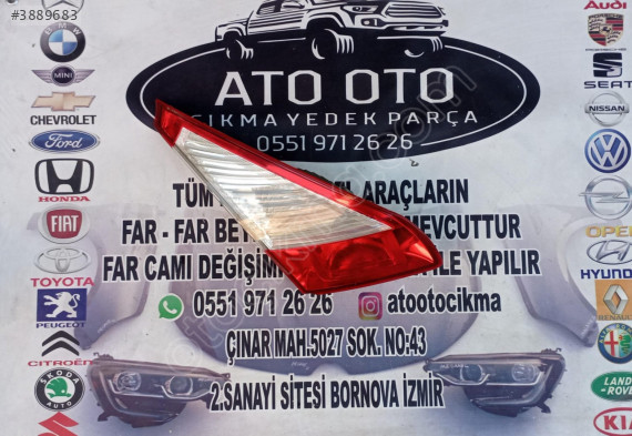 RENAULT MEGANE 3 ORJİNAL ÇIKMA SOL İÇ STOP