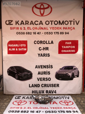 2013-2016 TOYOTA AURİS ÇIKMA ORJİNAL SAĞ ÖN FAR