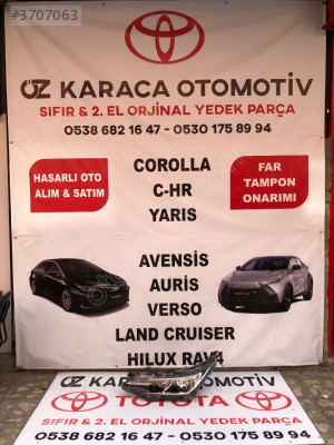 2016-2018 TOYOTA COROLLA ÇIKMA ORJİNAL SOL ÖN FAR