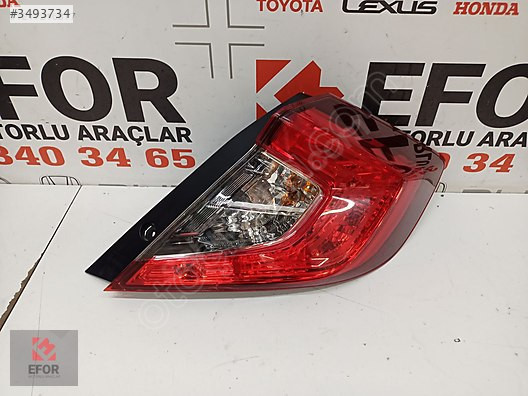 HONDA CİVİC SAĞ STOP ÇIKMA ORİJİNAL PARÇA 2016-2021