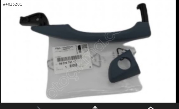 citroen c5 aircross sağ Kapı kolu ayağı  98 198 835 80