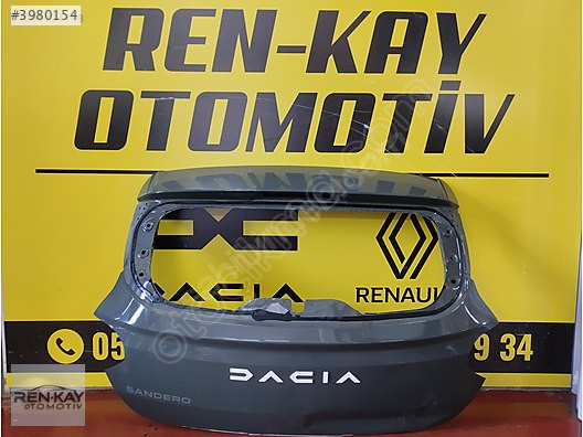 981223148R DACİA SANDERO BAGAJ KAPAĞI 2021 2025 ORJ ÇIKMA RENKAY