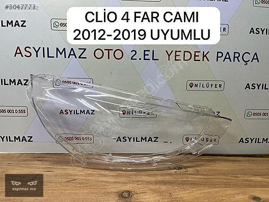 CLİO 4 SAĞ FAR CAMI SIFIR