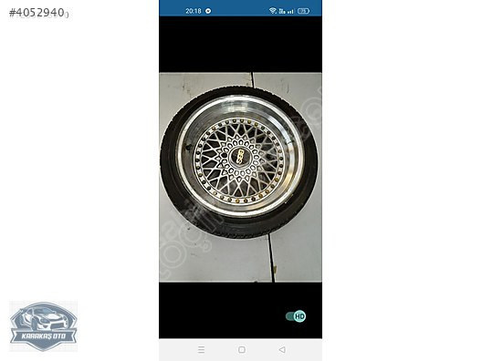 BBS RS JANT LASTİK YENİ GİBİ