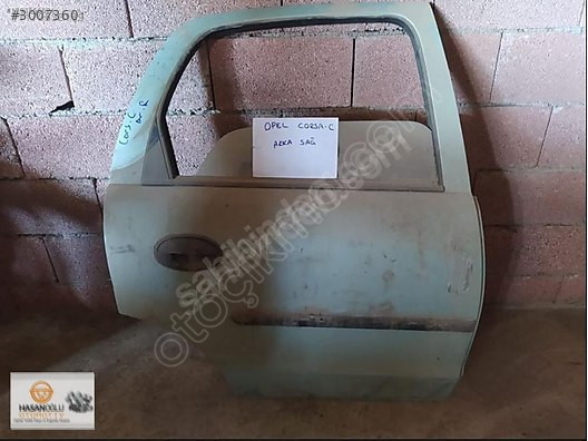 OPEL CORSA C ARKA ORJİNAL ÇIKMA ARKA SAĞ KAPI