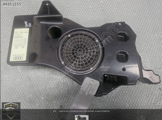 AUDİ A3 2012 OTOMATİK DİZEL CAYC  SES SİSTEMİ -ALKAN OTOMOTİV